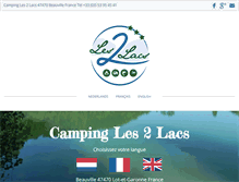 Tablet Screenshot of les2lacs.com